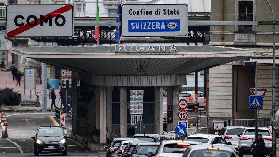 granica, italija, švicarska