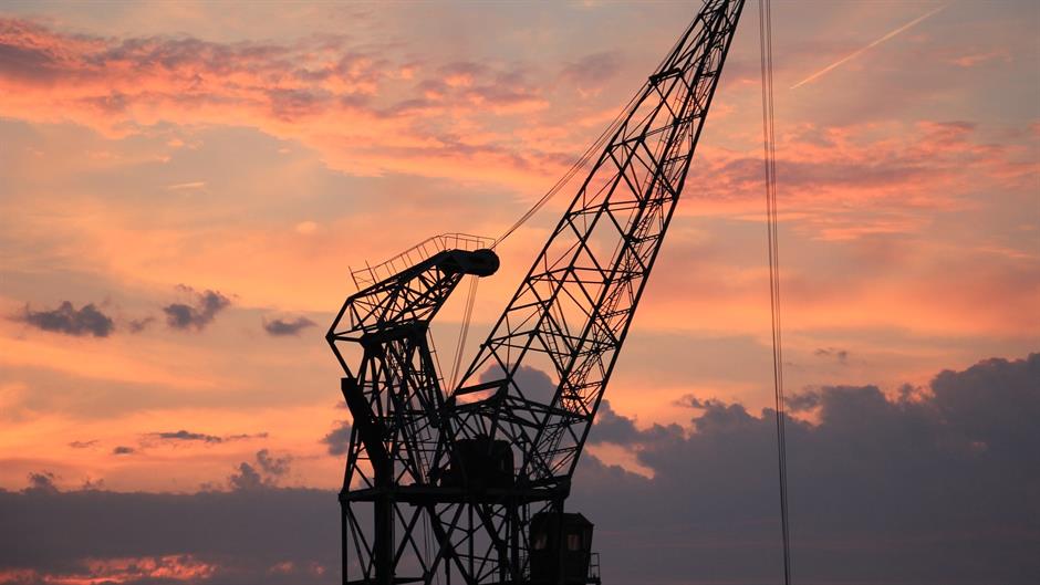 industrija, luka, izvoz, uvoz, tvornica