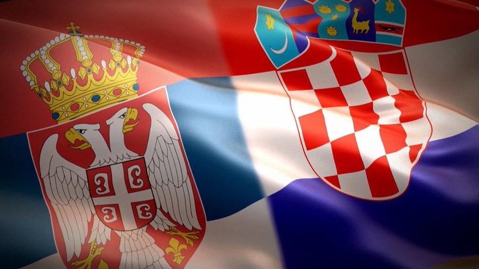 Hrvatska, Srbija, zastava, zastave