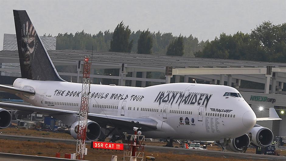 iron maiden avion Reuters Ivan Alvarado