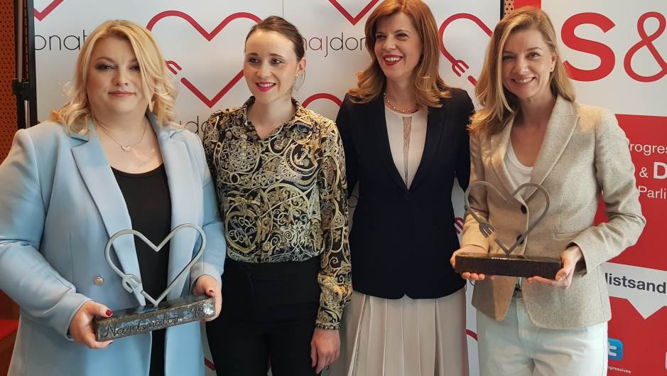 Ivana Džakula (Konzum), Ivana Vretenar (Mreža hrane), Biljana Borzan, Elena Wolsperger Dolezil (Dukat) photo by ured BB