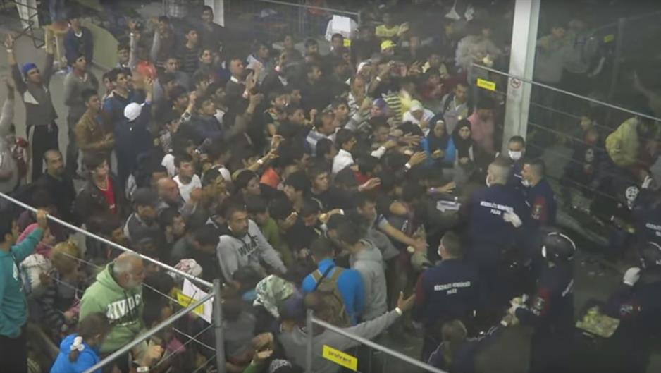 izbeglice kamp snimak hrana YouTube