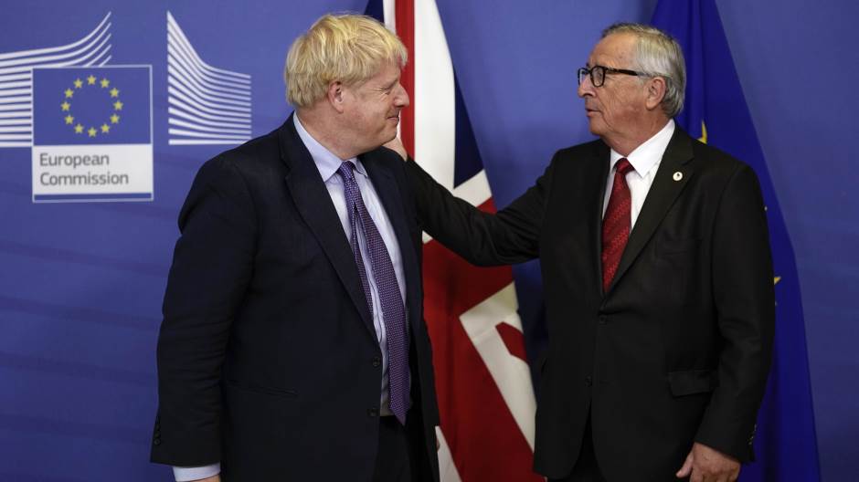 Jean Claude Juncker Boris Johnson
