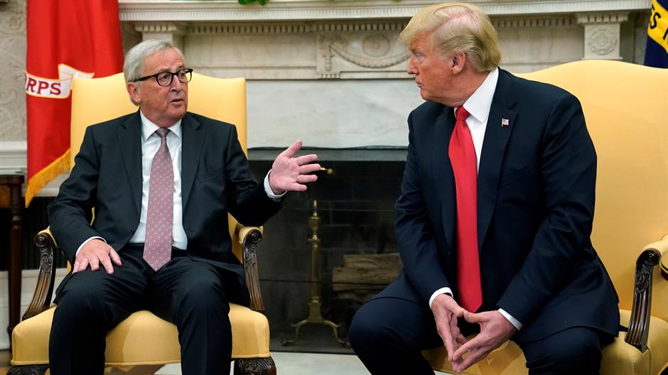 Jean Claude Juncker i Donald Trump