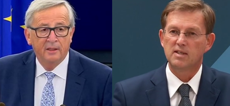 Jean Claude Juncker i Miro Cerar