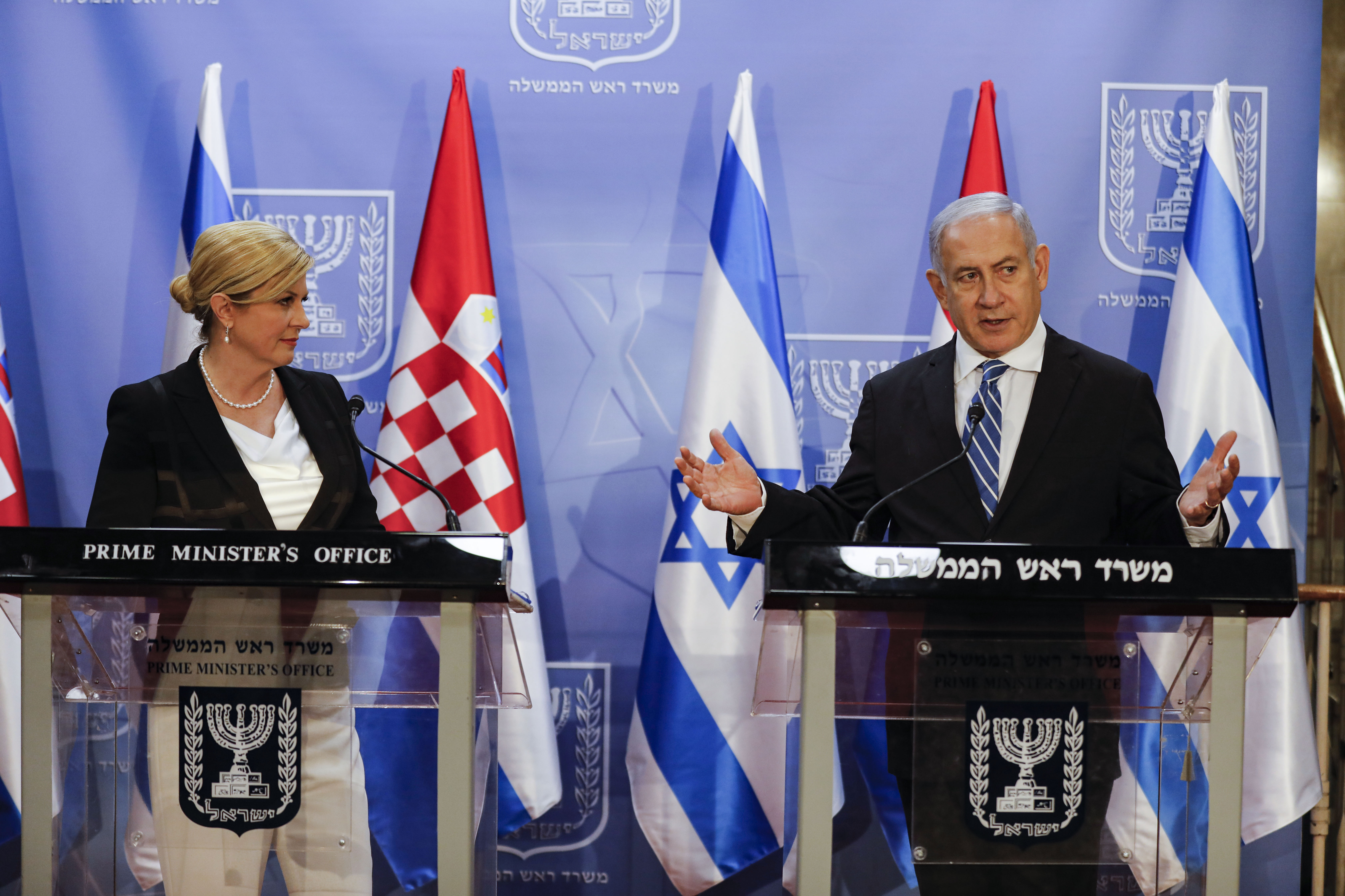 Kolinda Grabar Kitarović Benjamim Netanyahu