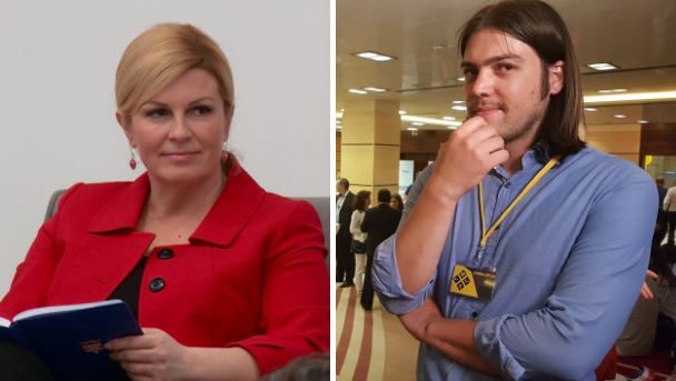 Kolinda Grabar Kitarović i Ivan Vilibor Sinčić