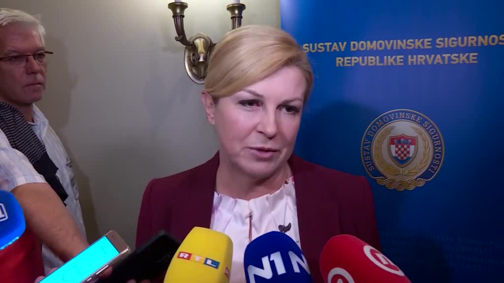 Kolinda Grabar-Kitarović: Ne razmišljam o sabotažama, razmišljam samo pozitivno