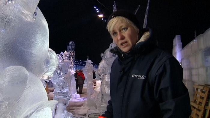 ledene skulpture izjava