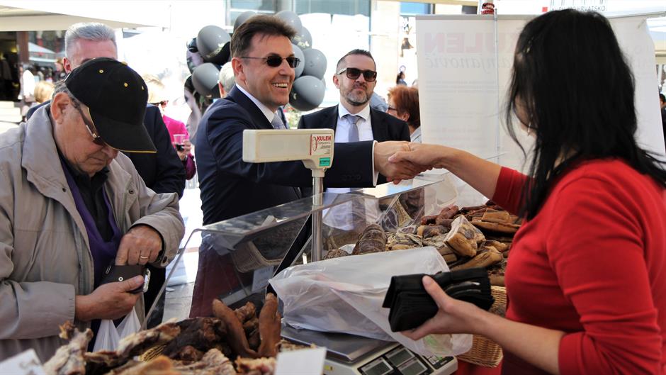 Luka Burilović u obilasku