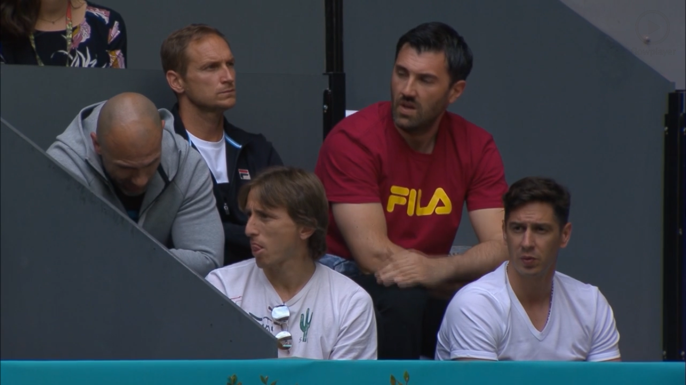 Luka Modrić bodri Marina Čilića