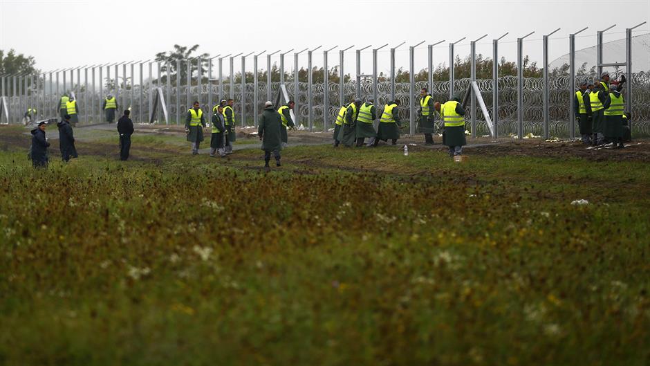mađarska granica ograda žica Tanjug AP Matthias Schrader