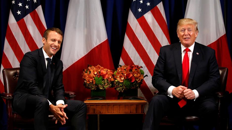 makron tramp Reuters Kevin Lamarque