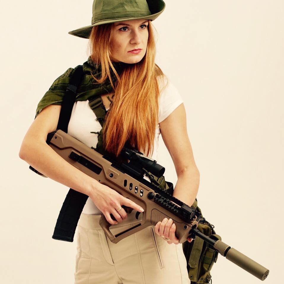 Maria Butina assult rifle