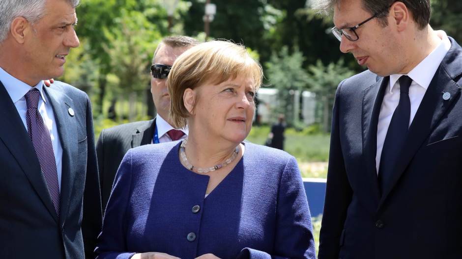 Merkel, Thaci, Vučić