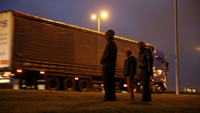 migranti noć kamion granica reuters Pascal Rossignol