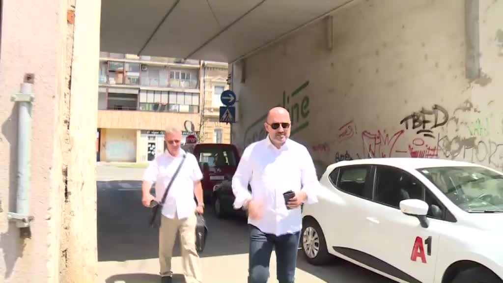 Milijan Brkić na ispitivanju u Općinskom državnom odvjetništvu