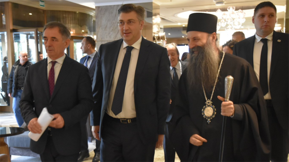 Milorad Pupovac, Andrej Plenković, Porfirije