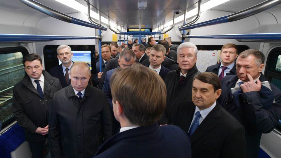 Moskva metro Putin