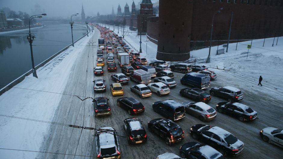 Moskva, sneg, nevreme