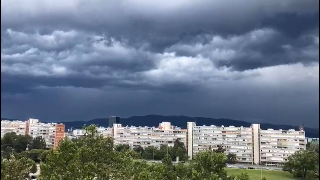 Nevrijeme Zagreb, oblaci, oluja