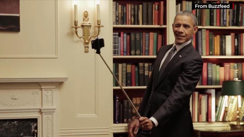 Obama selfi