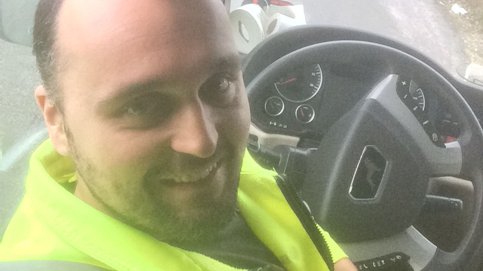 Ognjen Pejic vozac kamiona Svedska Foto Privatna arhiva (1)