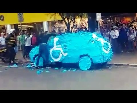 Parkirao na mjestu za invalide