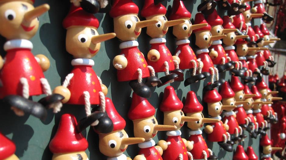 pinocchio, laž, laganje