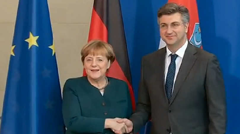 plenković, merkel