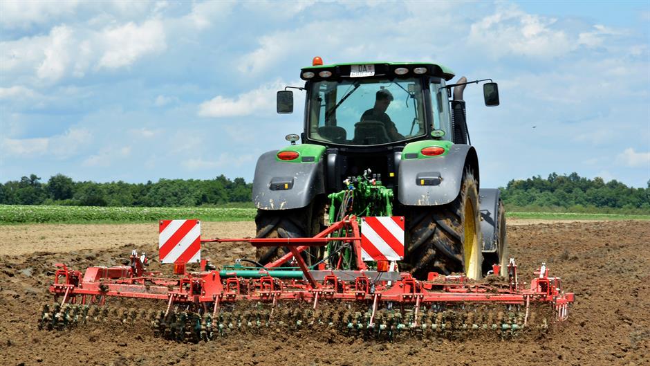 poljoprivreda, traktor, kombajn, polje, oranje