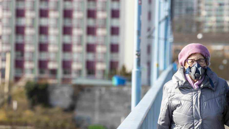 poljska koronavirus, korona, maska, covid