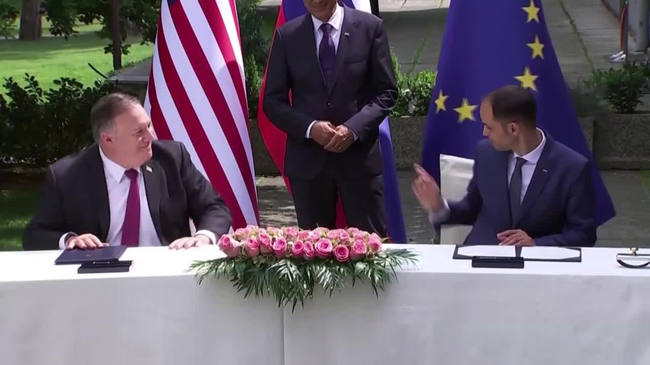 Pompeo u Sloveniji na potpisivanju izjave o 5G mreži