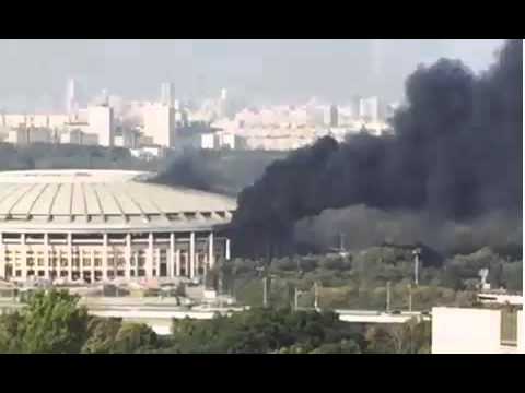 Požar u blizini Luzhniki stadiona