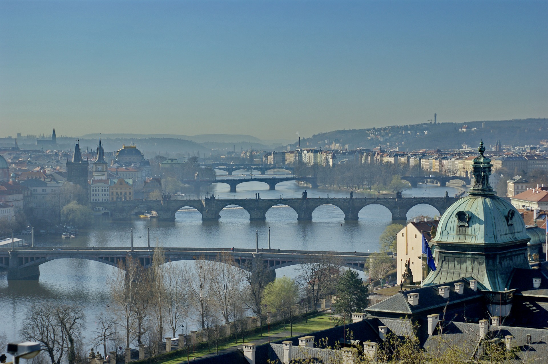 prague, prag, češka, most, mostovi, vltava,