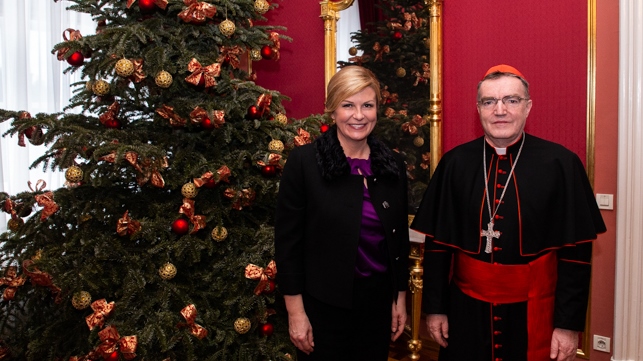 Predsjednica Kolinda Grabar-Kitarović i kardinal Josip Bozanić