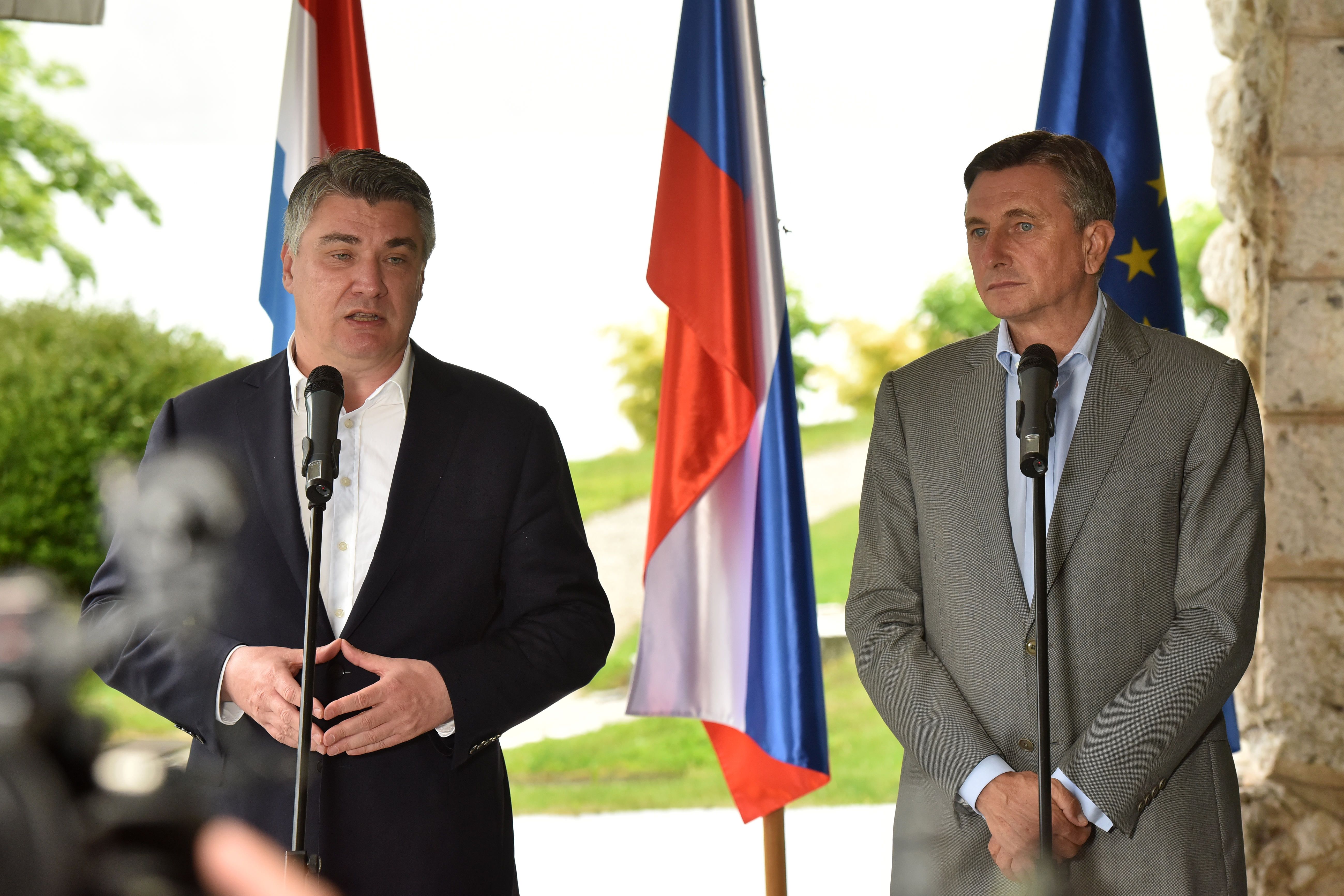 Zoran Milanović, Borut Pahor
