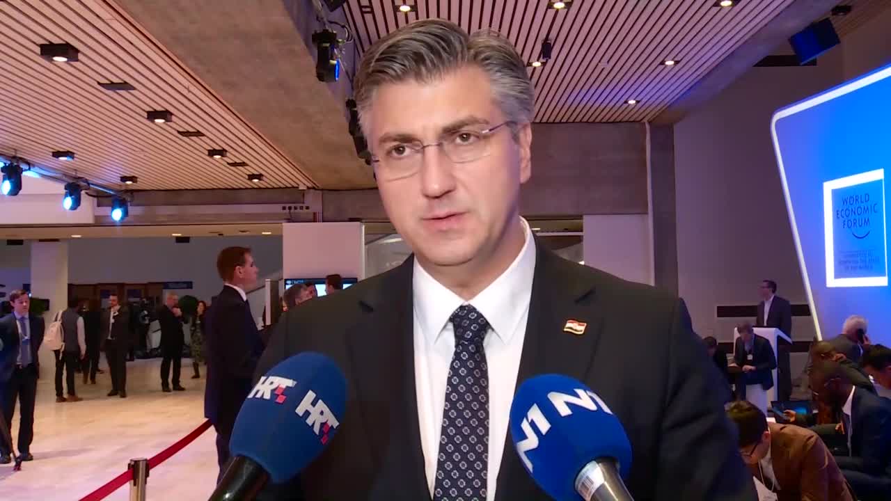 Premijer Plenković o Davosu i Kujundžiću