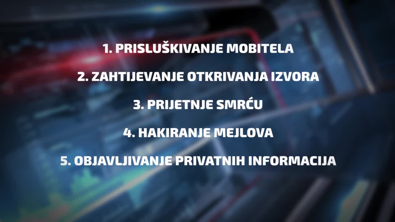 Pritisci na novinare