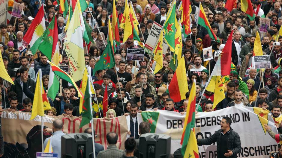 Prosvjed kurdi koeln
