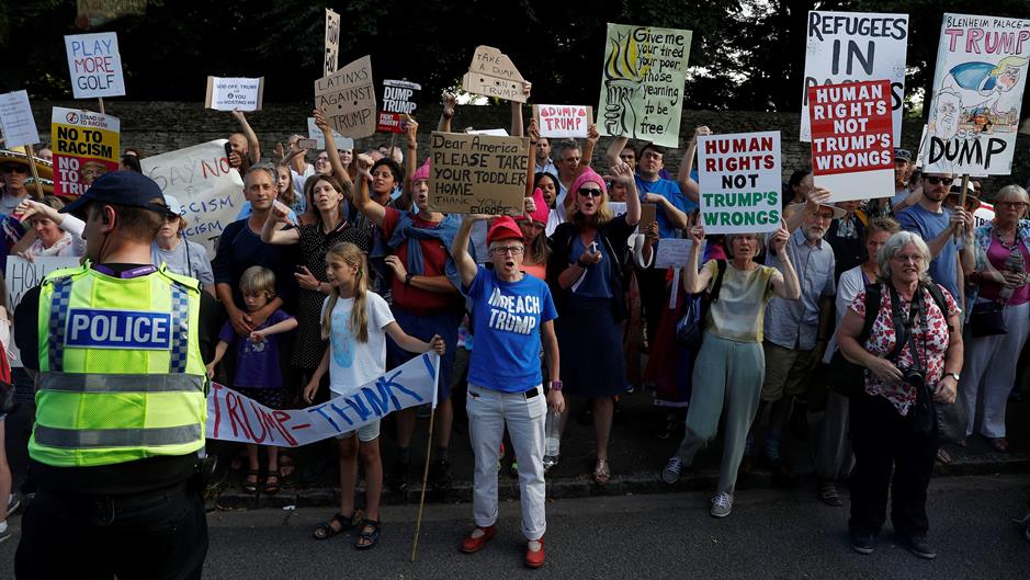 Prosvjed u Londonu zbog Trumpa