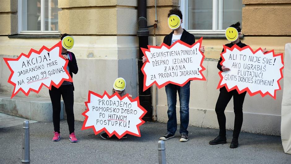 Prosvjed Zelene akcije protiv LNG-a