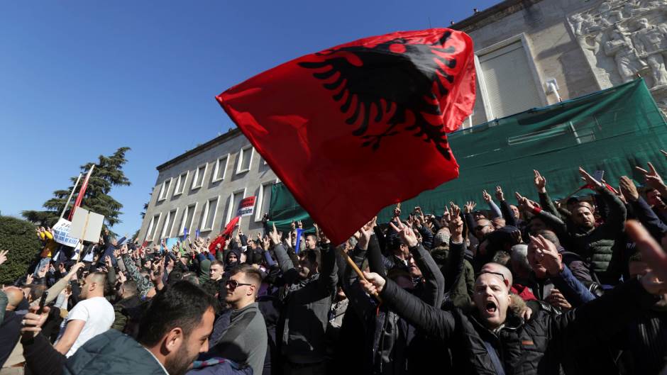 Protesti, Albanija, Tirana