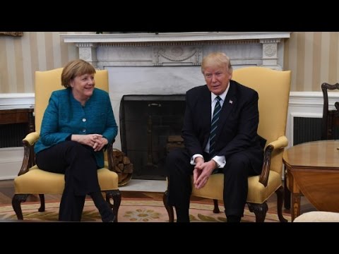 Prvi susret Trumpa i Merkel
