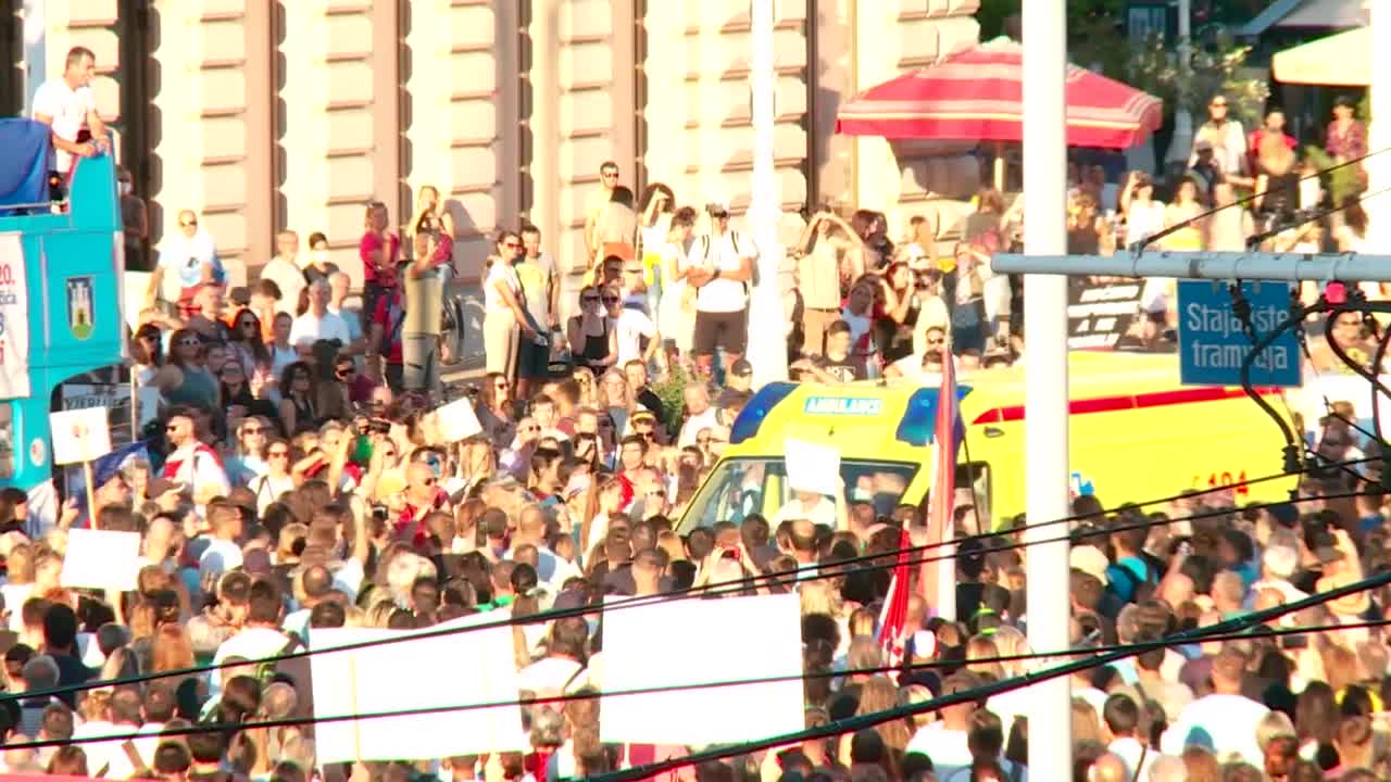 Reakcije na prosvjed protiv epidemioloških mjera