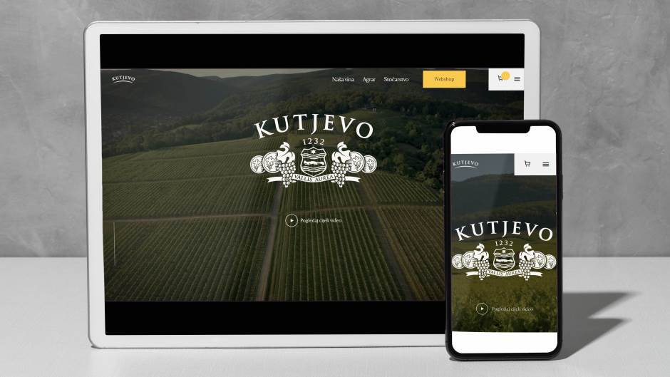 Redizajnirani website KUTJEVA d.d.