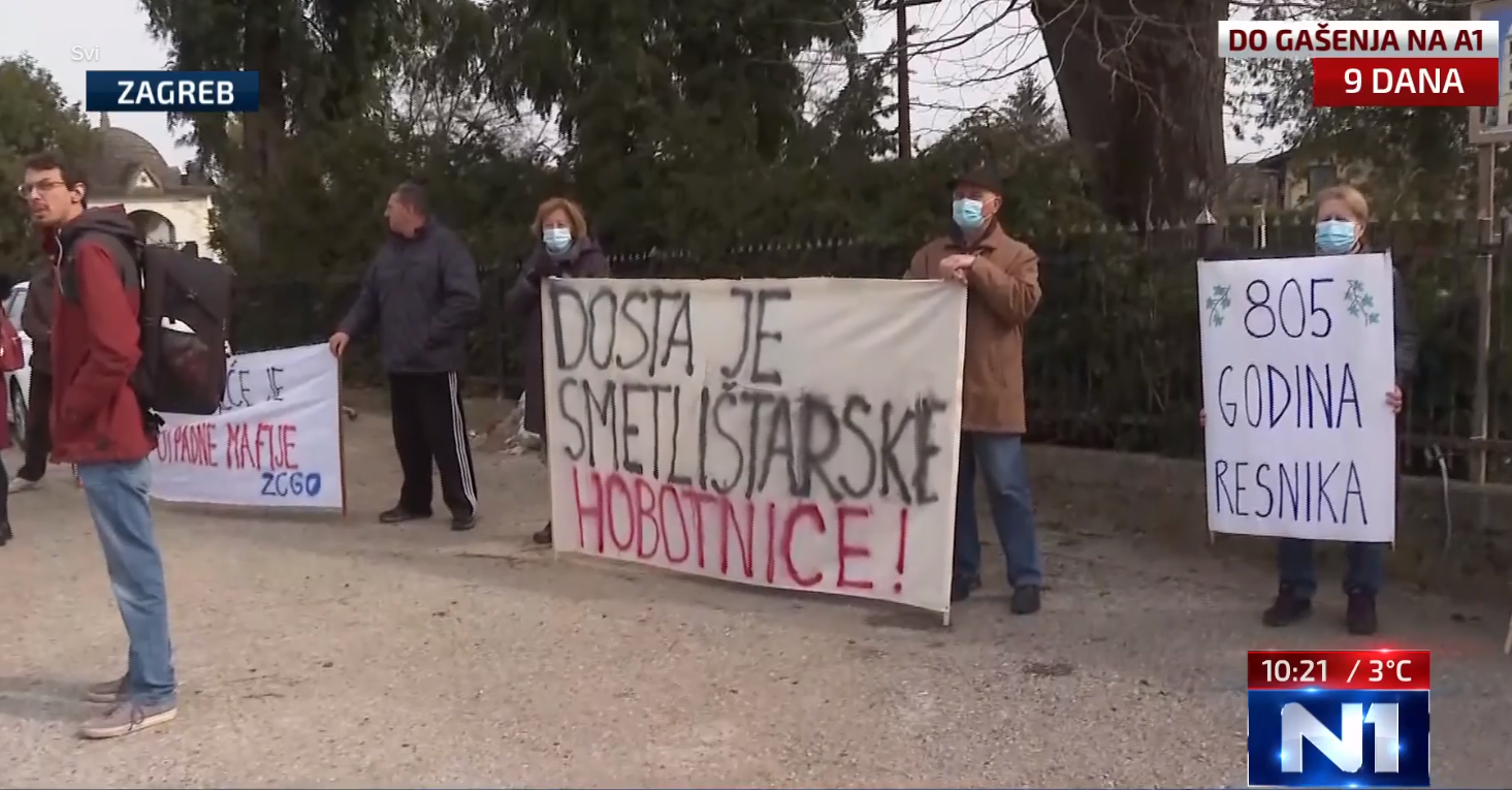 resnik, prosvjed, spalionica