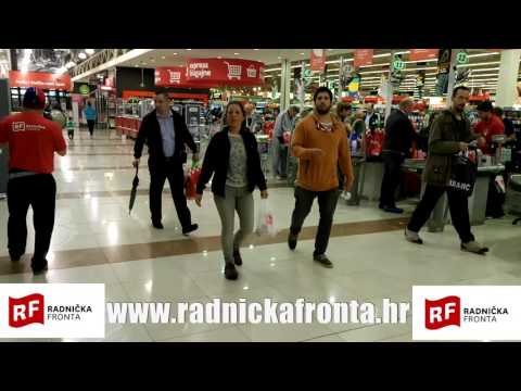 RF upao u Konzum s megafonom i pozvao radnike na bunt