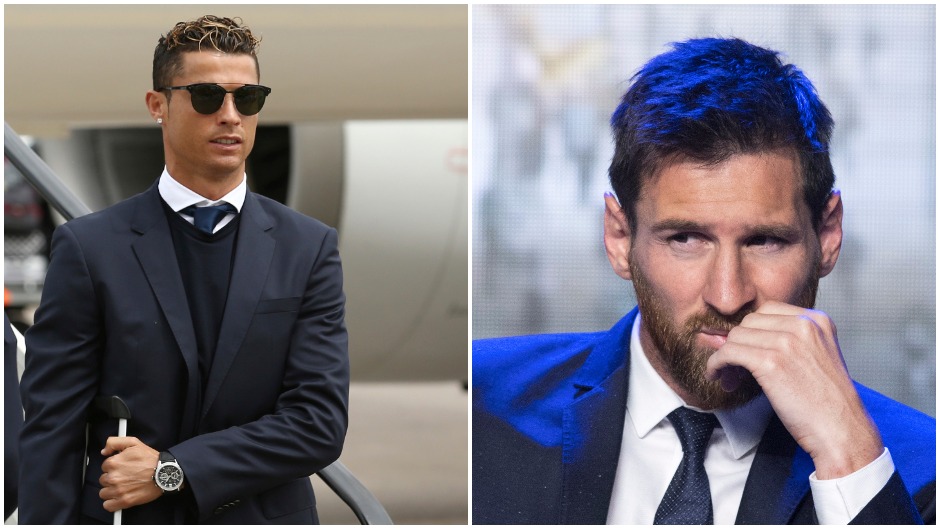 ronaldo, messi