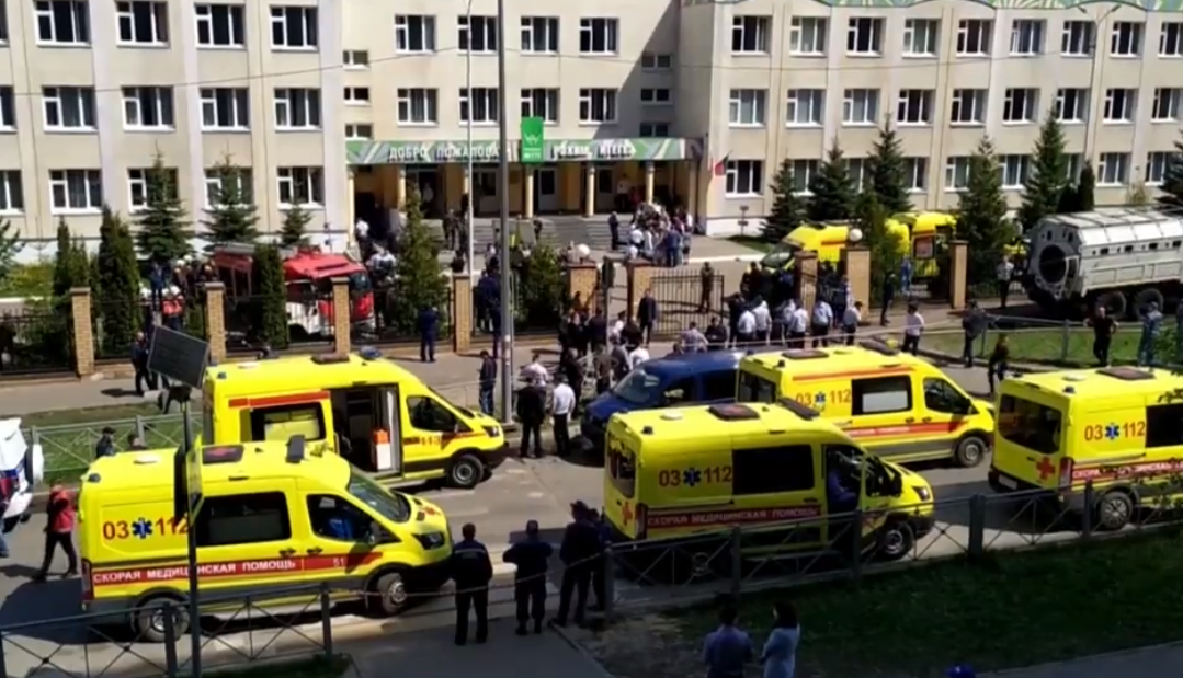 rusija, pucnjava u školi